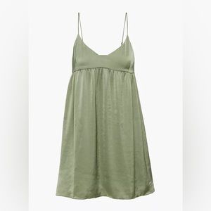 NWT Aritzia Wilfred Lover Satin Mini Dress